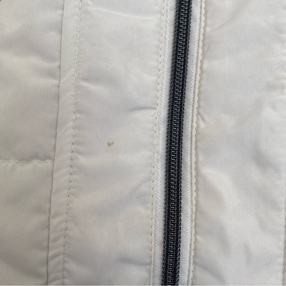 Casual Identity Women's White Zip Up Vest Size 1X - Picture 4 of 9